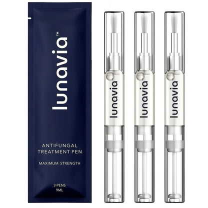 Lunavia Antifungal Pen – Cures Most Athlete’s Foot, Jock Itch, and Ringworm - 25% Undecylenic Acid with added Tea Tree, Jojoba, Clove Bud Oils & Aloe - 1-Pack Twist Pen (3ML Volume)