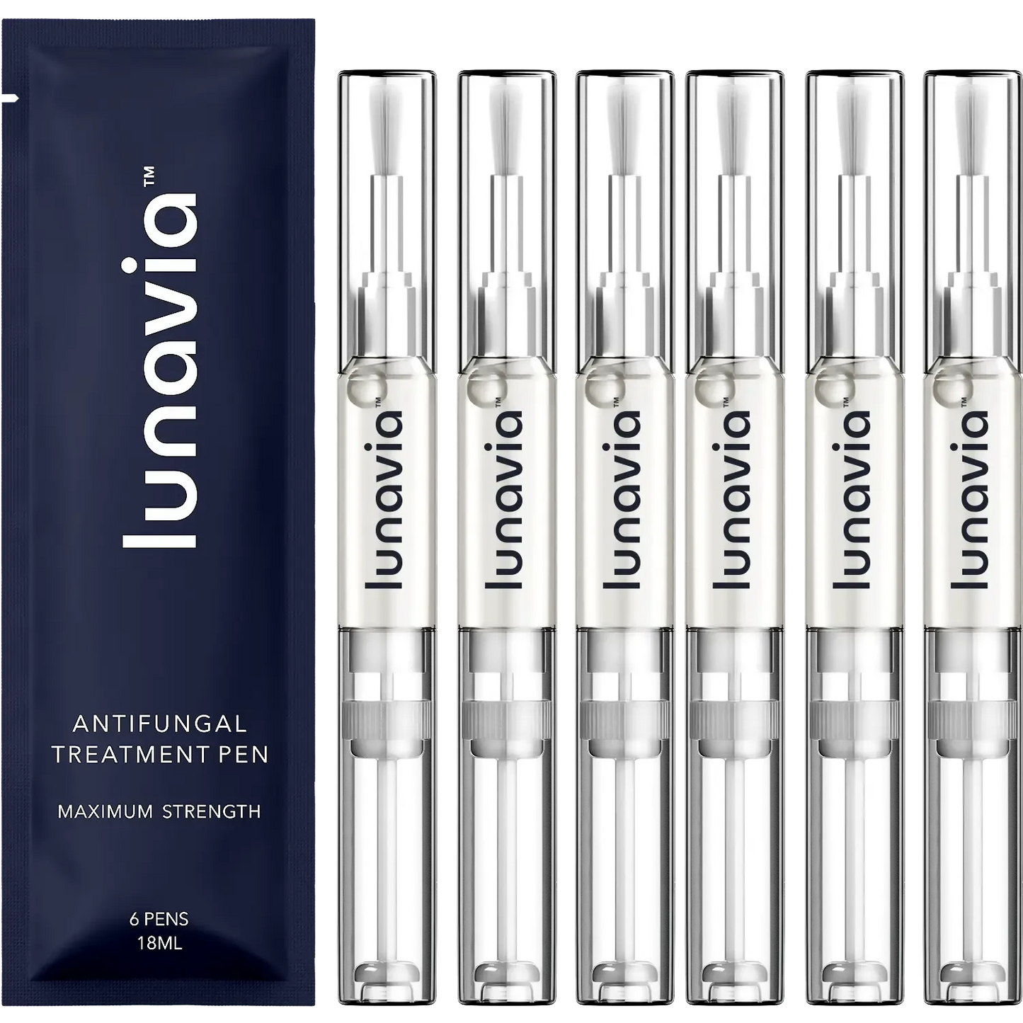 Lunavia Antifungal Pen – Cures Most Athlete’s Foot, Jock Itch, and Ringworm - 25% Undecylenic Acid with added Tea Tree, Jojoba, Clove Bud Oils & Aloe - 1-Pack Twist Pen (3ML Volume)